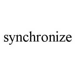 Trademark Logo SYNCHRONIZE