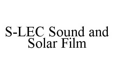  S-LEC SOUND AND SOLAR FILM