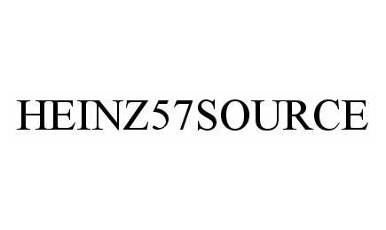 Trademark Logo HEINZ57SOURCE