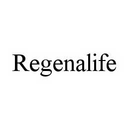 Trademark Logo REGENALIFE