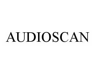 Trademark Logo AUDIOSCAN
