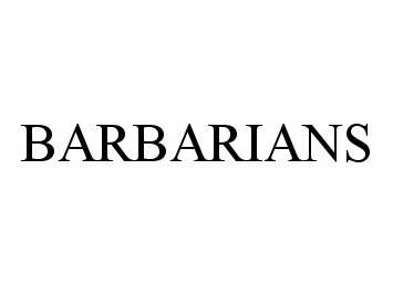 Trademark Logo BARBARIANS