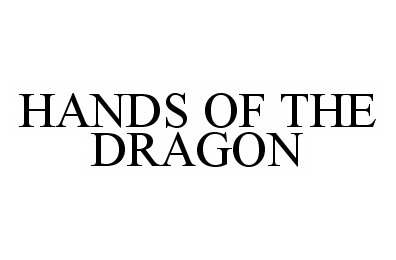 Trademark Logo HANDS OF THE DRAGON