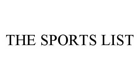  THE SPORTS LIST