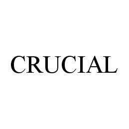 Trademark Logo CRUCIAL
