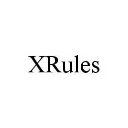 Trademark Logo XRULES