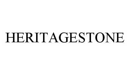 Trademark Logo HERITAGESTONE