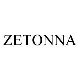 Trademark Logo ZETONNA
