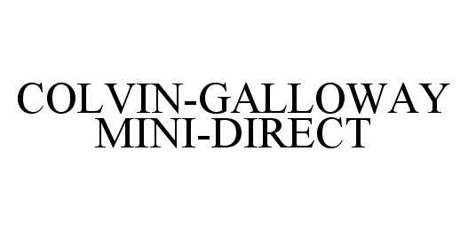  COLVIN-GALLOWAY MINI-DIRECT