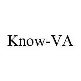 Trademark Logo KNOW-VA
