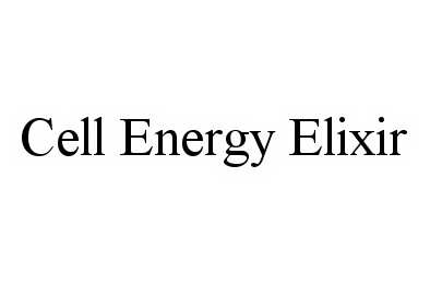 Trademark Logo CELL ENERGY ELIXIR