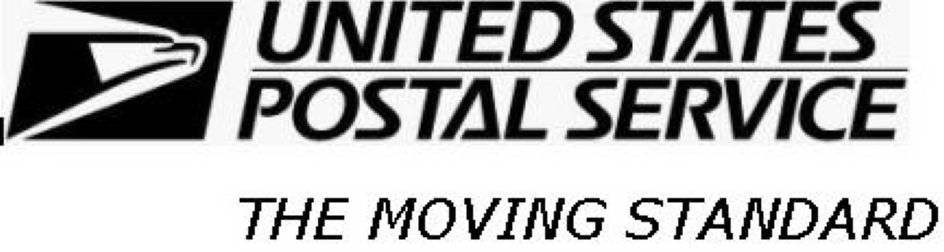 Trademark Logo UNITED STATES POSTAL SERVICE THE MOVING STANDARD