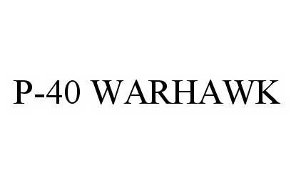  P-40 WARHAWK
