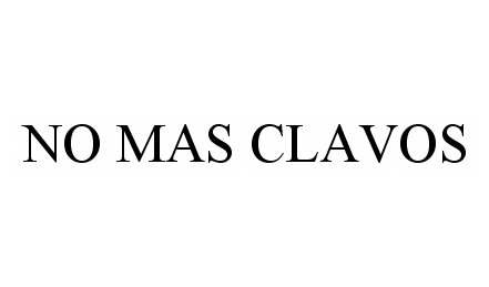  NO MAS CLAVOS