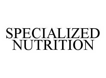 Trademark Logo SPECIALIZED NUTRITION