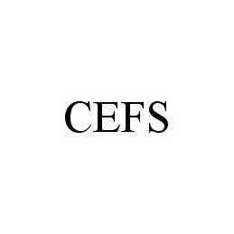 Trademark Logo CEFS