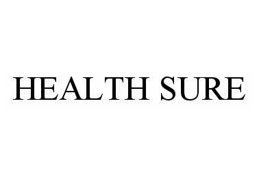 Trademark Logo HEALTH SURE