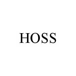 Trademark Logo HOSS