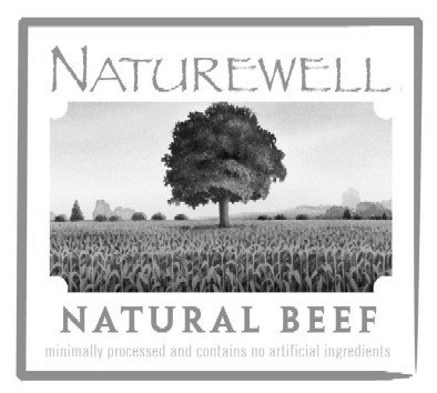 Trademark Logo NATUREWELL NATURAL BEEF MINIMALLY PROCESSED AND CONTAINS NO ARTIFICIAL INGREDIENTS