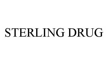 Trademark Logo STERLING DRUG