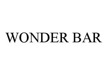 Trademark Logo WONDER BAR