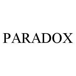 Trademark Logo PARADOX