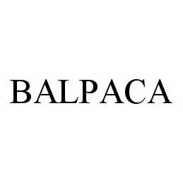 Trademark Logo BALPACA