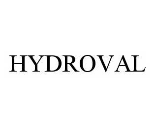 Trademark Logo HYDROVAL