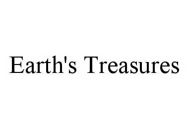 Trademark Logo EARTH'S TREASURES