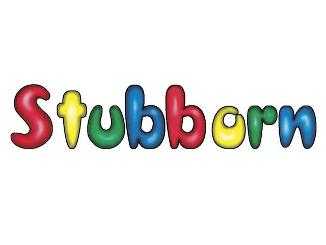 Trademark Logo STUBBORN