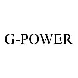 Trademark Logo G-POWER