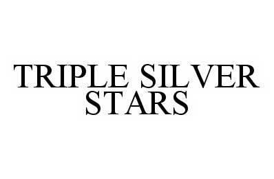 Trademark Logo TRIPLE SILVER STARS