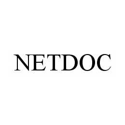 Trademark Logo NETDOC