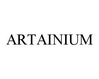 Trademark Logo ARTAINIUM