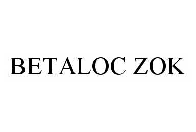 Trademark Logo BETALOC ZOK