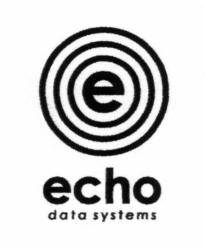  E ECHO DATA SYSTEMS