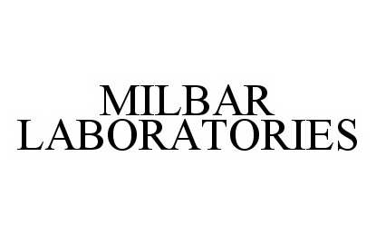 Trademark Logo MILBAR LABORATORIES