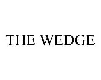 Trademark Logo THE WEDGE