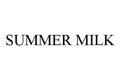 Trademark Logo SUMMER MILK