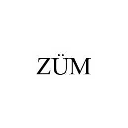 Trademark Logo ZÜM