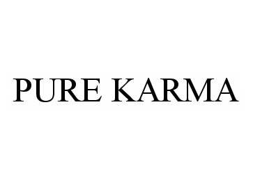 Trademark Logo PURE KARMA