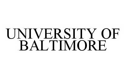 Trademark Logo UNIVERSITY OF BALTIMORE