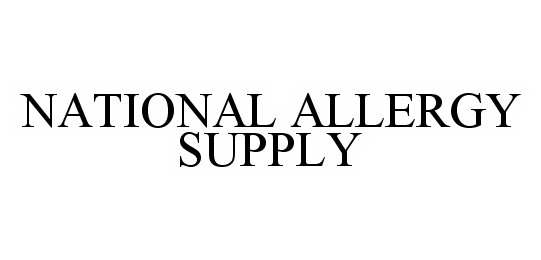 NATIONAL ALLERGY SUPPLY