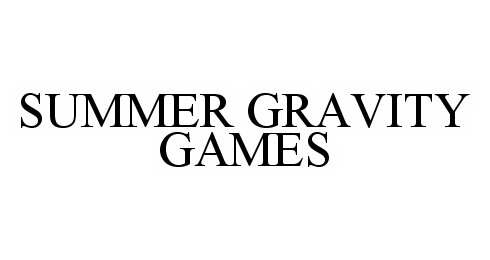 Trademark Logo SUMMER GRAVITY GAMES