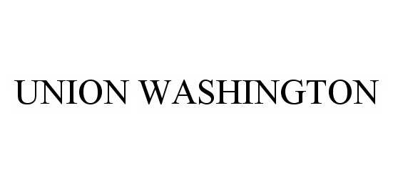 Trademark Logo UNION WASHINGTON