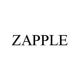 Trademark Logo ZAPPLE
