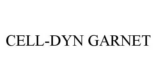Trademark Logo CELL-DYN GARNET