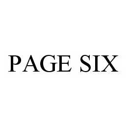  PAGE SIX