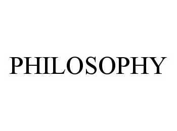 Trademark Logo PHILOSOPHY