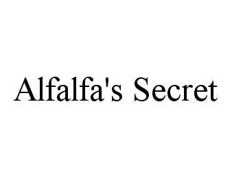  ALFALFA'S SECRET